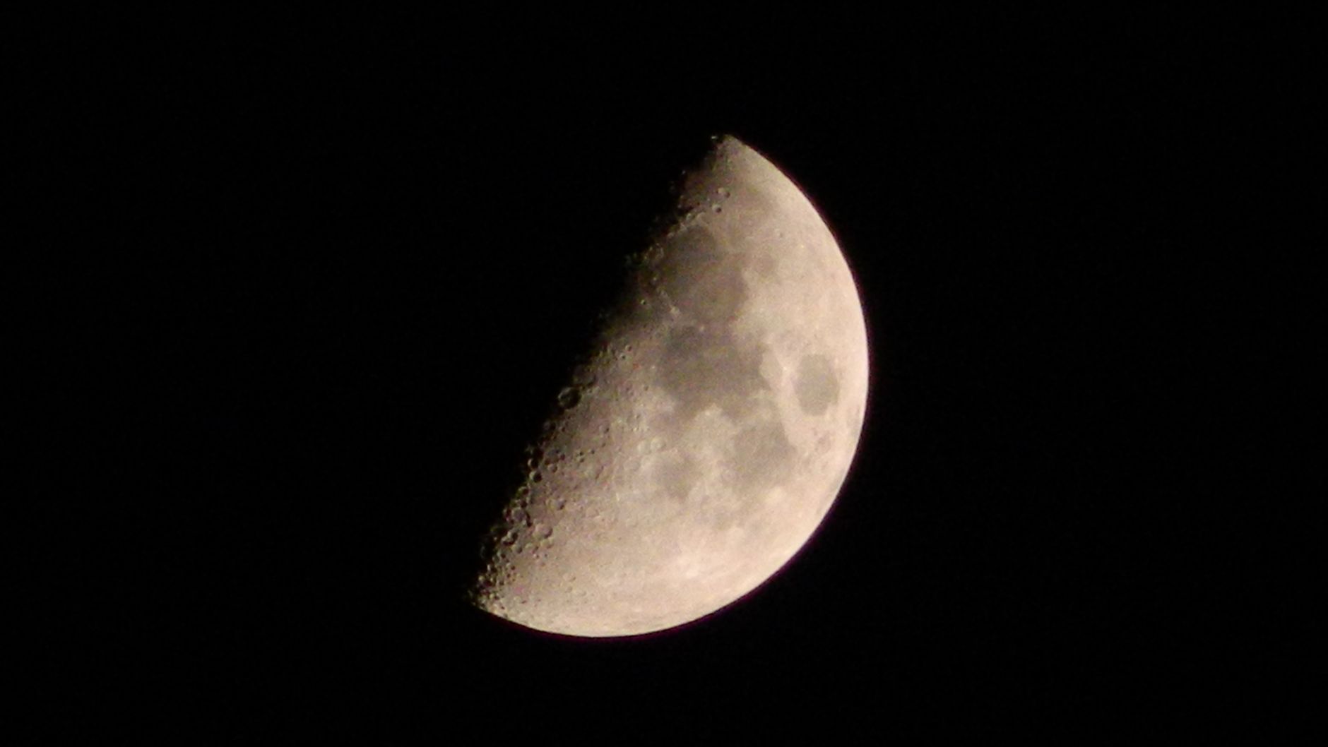 telescope observing moon and saturn in night sky