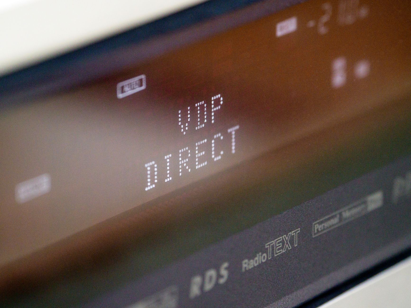 close-up of digital electricity meter display