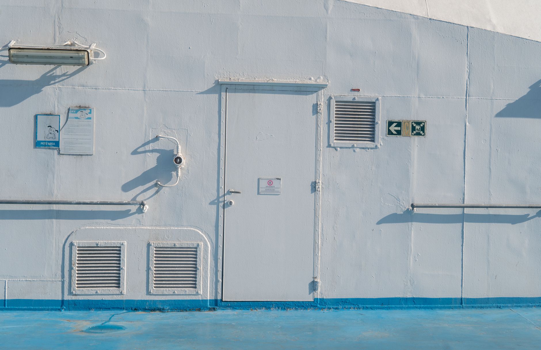 passenger ferry fire emergency at sea