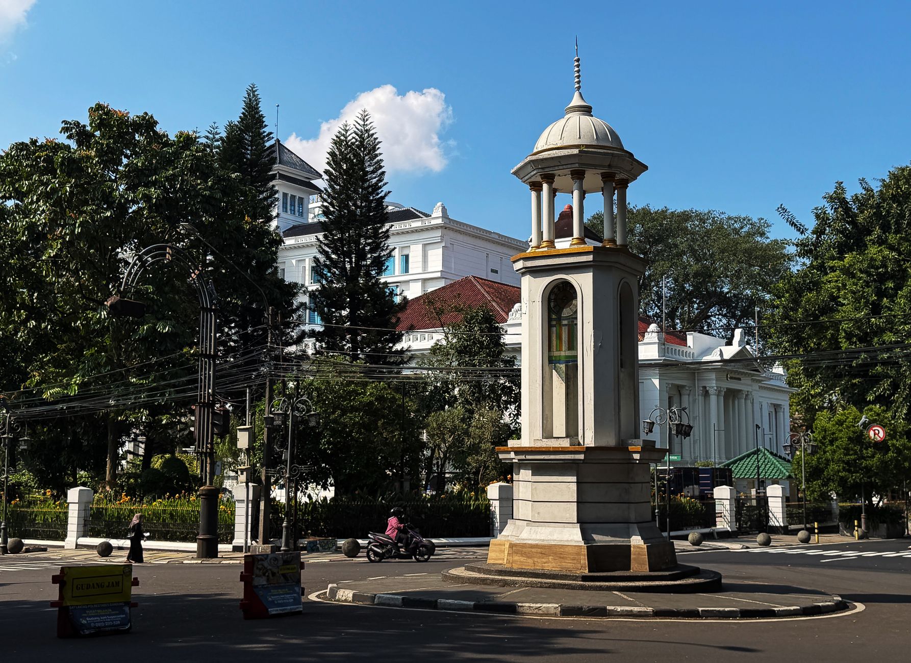sunny day clear sky Indonesia city